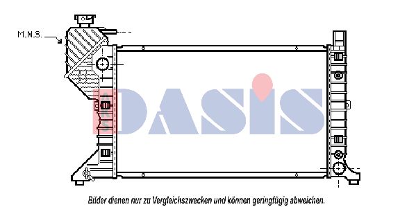 AKS DASIS Радиатор, охлаждение двигателя 132130N
